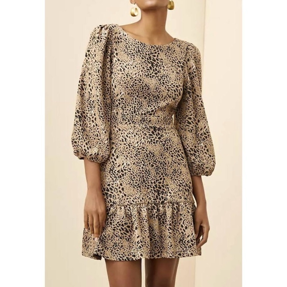 NEW ANTHROPOLOGIE MAEVE Knit Cut-Out Mini Dress